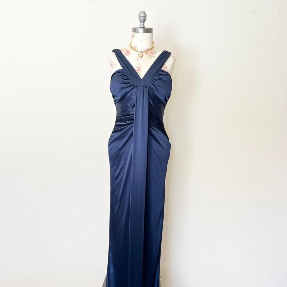 dj jazz‎ blue prom dress womens size small